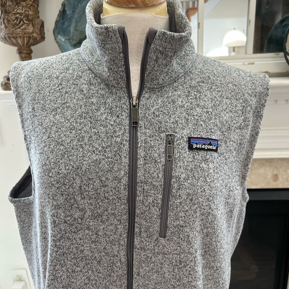 Patagonia Heather Gray Zip Vest - Picture 2 of 7